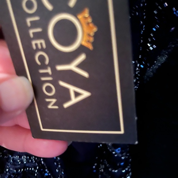 Navy blue beaded dress - Picture 3 of 3